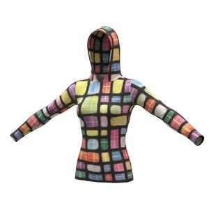 Colorful Geometric Pattern Hoodie